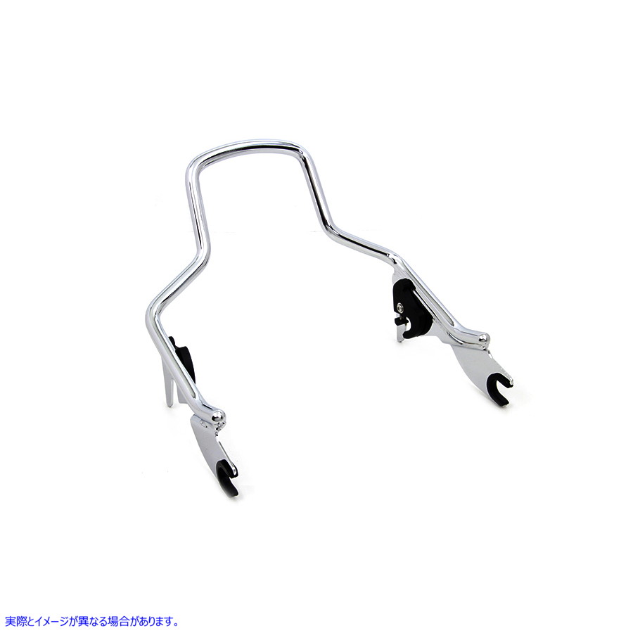 50-0032 ショーティー 取り外し可能シーシーバー クローム 取寄せ Vツイン Shorty Detachable Sissy Bar Chrome (検索用／52610-