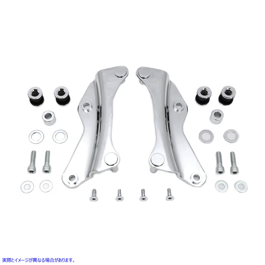 50-0033 4 点ドッキング ハードウェア キット Chrome 取寄せ Vツイン 4 Point Docking Hardware Kit Chrome (検索用／52300353