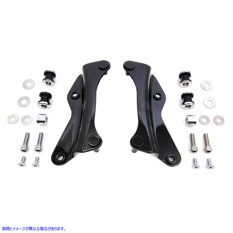 50-0034 4 点ドッキング ハードウェア キット ブラック 取寄せ Vツイン Detachable 4 Point Docking Hardware Kit Black (検索用