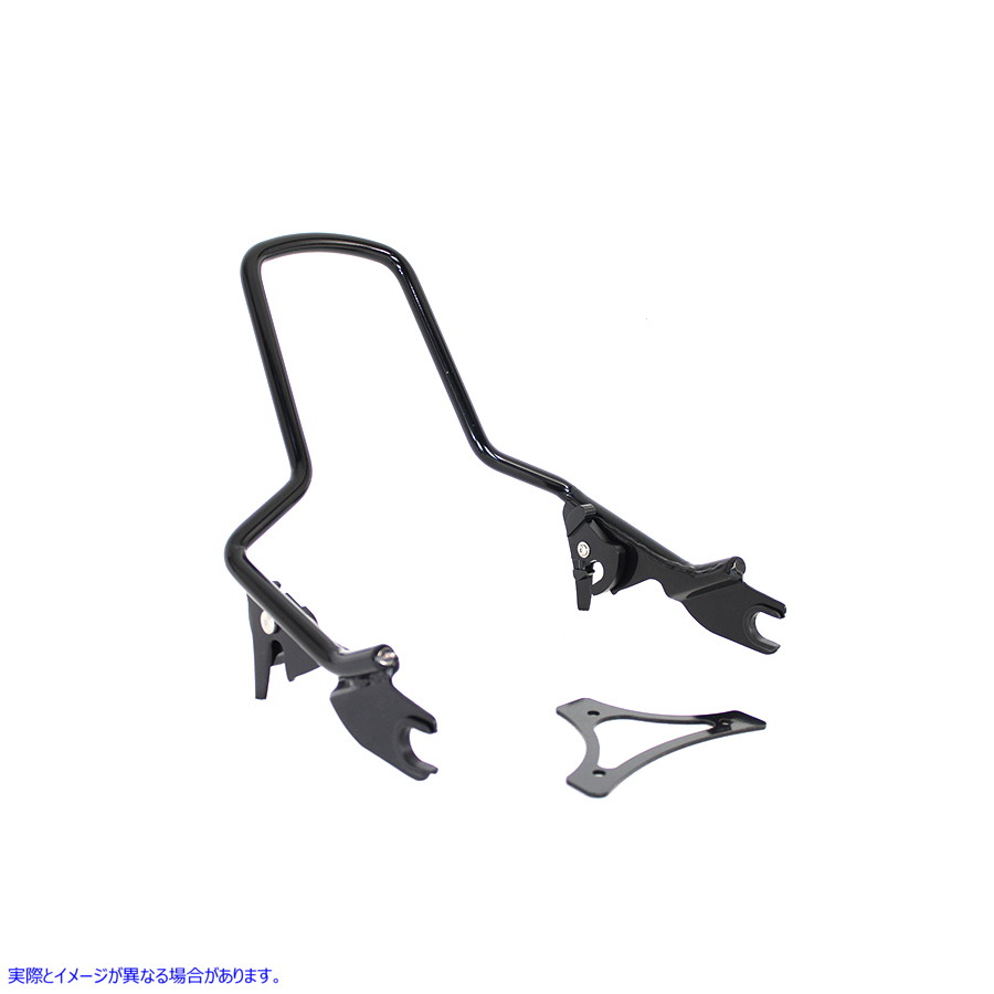 50-0050 スタンダード デタッチャブル シーシーバー ブラック 取寄せ Vツイン Standard Detachable Sissy Bar Black (検索用／54