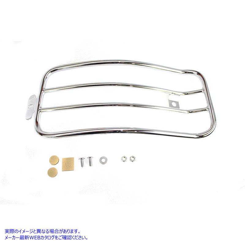 50-0064 7 インチ ソロ ラゲッジ ラック クローム 取寄せ Vツイン 7 inch Solo Luggage Rack Chrome (検索用／