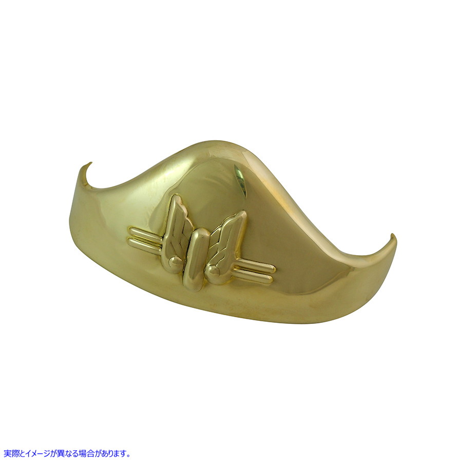 50-0091 ポリッシュ仕上げのリアフェンダーチップ 取寄せ Vツイン Polished Rear Fender Tip (検索用／