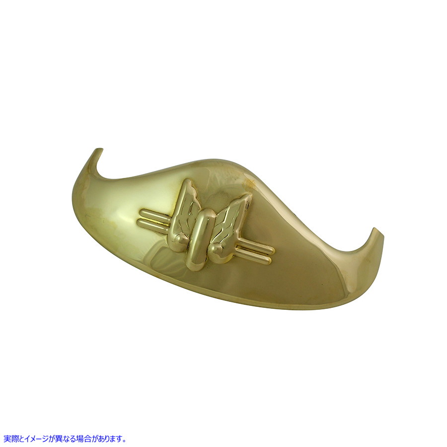 50-0092 ポリッシュフロントフェンダーチップ 取寄せ Vツイン Polished Front Fender Tip (検索用／