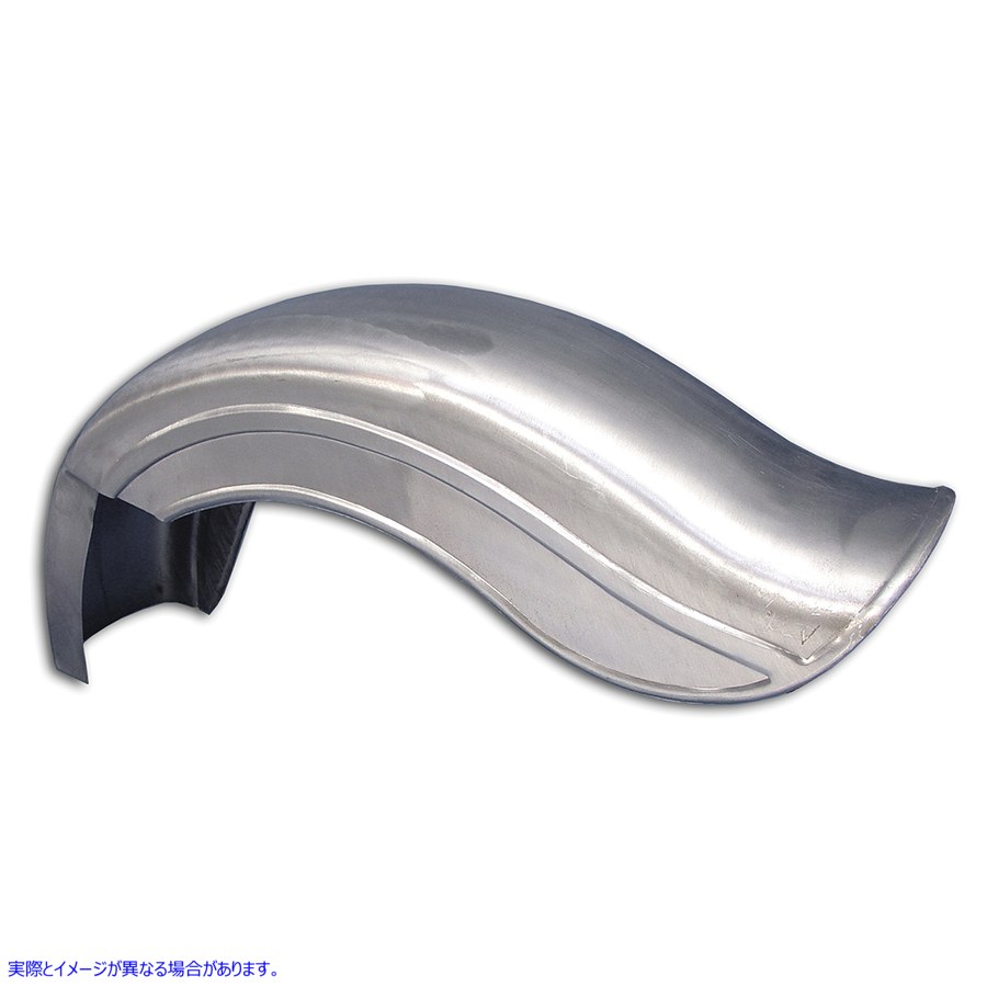 50-0152 左カットアウト付きボブ型リアフェンダー 取寄せ Vツイン Rear Fender Bobbed with Left Cutout (検索用／