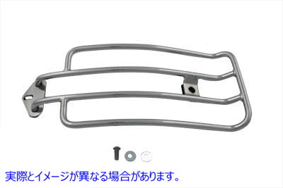 50-0234 ワイアット ガトリング クローム コンター 荷物ラック 取寄せ Vツイン Wyatt Gatling Chrome Contour Luggage Rack (検