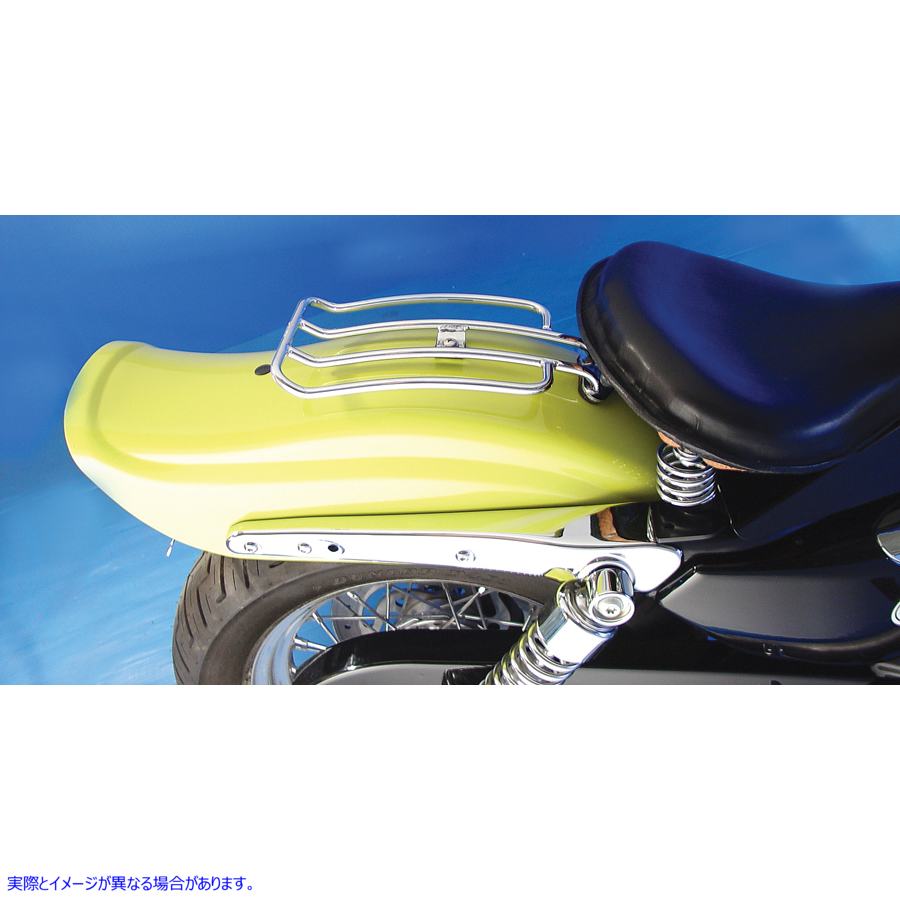 50-0246 ラゲッジラック クローム 取寄せ Vツイン Luggage Rack Chrome (検索用／