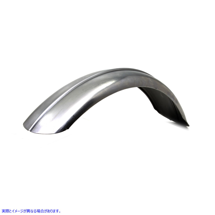 50-0281 4インチリブフロントフェンダー生 取寄せ Vツイン 4 inch Ribbed Front Fender Raw (検索用／