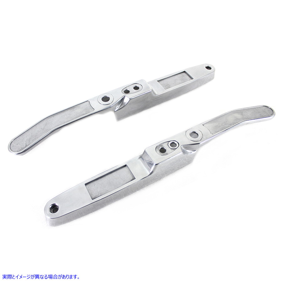 50-0286 レプリカ リア フェンダー ストラット セット ポリッシュ仕上げ 取寄せ Vツイン Replica Rear Fender Strut Set Polishe