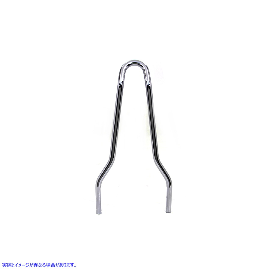 50-0320 16インチ ラウンド シーシーバー トップ クローム 取寄せ Vツイン 16 inch Round Sissy Bar Top Chrome (検索用／