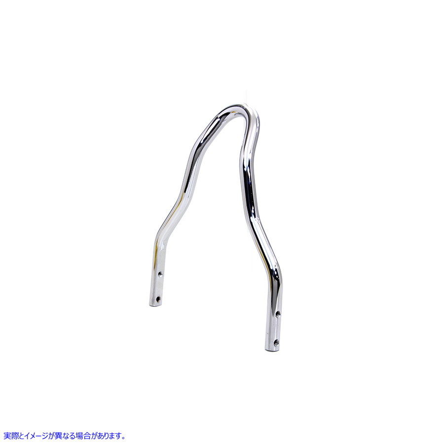 50-0322 10インチ ラウンド シーシーバー トップ 取寄せ Vツイン 10 inch Round Sissy Bar Top (検索用／