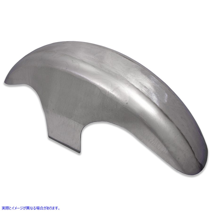 50-0521 フロントフェンダー ロースチール 取寄せ Vツイン Front Fender Raw Steel (検索用／
