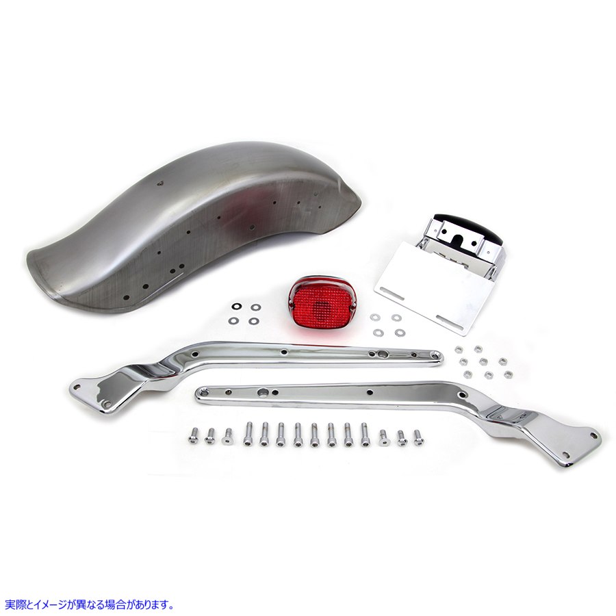 50-0564 レプリカストラット付きリアフェンダーキット 取寄せ Vツイン Rear Fender Kit with Replica Struts (検索用／