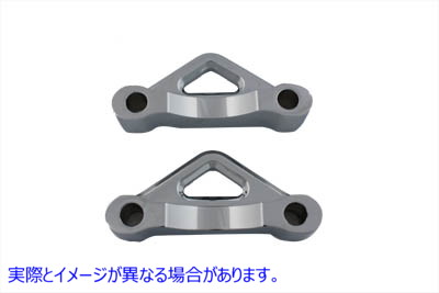 50-0579 フロントフェンダーマウントスペーサーセット クローム 取寄せ Vツイン Front Fender Mount Spacer Set Chrome (検索用