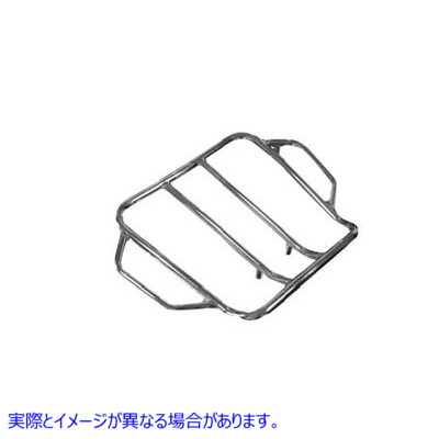 50-0596 輪郭のあるツーリング用ラゲッジラック 取寄せ Vツイン Contoured Touring Luggage Rack (検索用／79148-06A