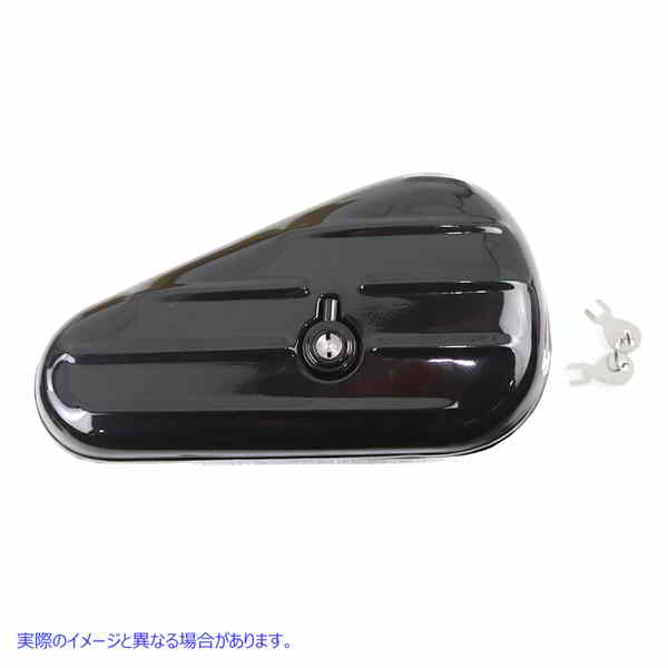 50-0601 楕円形右側黒ツールボックス 取寄せ Vツイン Oval Right Side Black Tool Box (検索用／64205-40