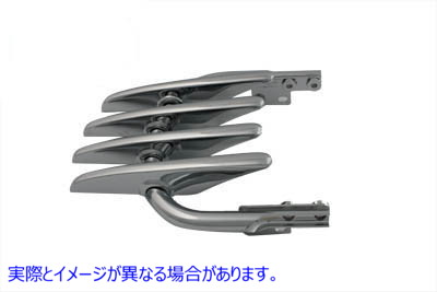 50-0679 ワイアット ガトリング クローム 荷物ラック 取寄せ Vツイン Wyatt Gatling Chrome Luggage Rack (検索用／53938-04