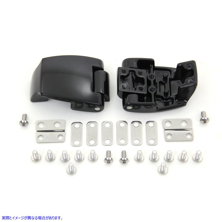 50-0683 ブラック ツアーパック ラゲッジ ヒンジ キット 取寄せ Vツイン Black Tour-Pak Luggage Hinge Kit (検索用／53000131
