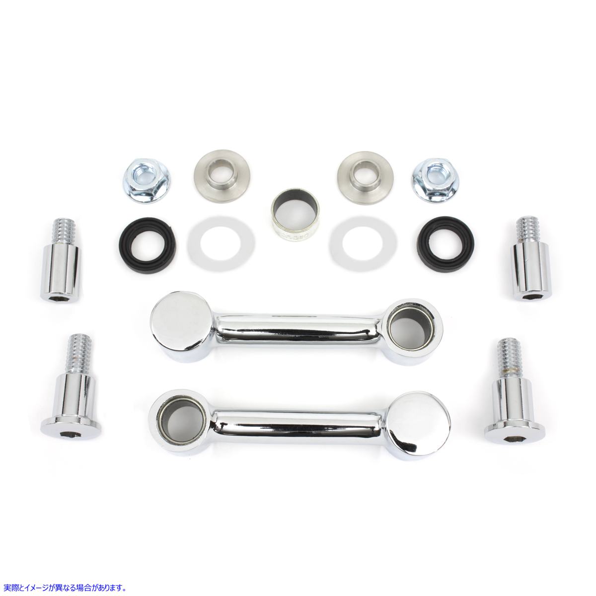 50-0688 フロントフェンダークロームマウントキット 取寄せ Vツイン Front Fender Chrome Mount Kit (検索用／