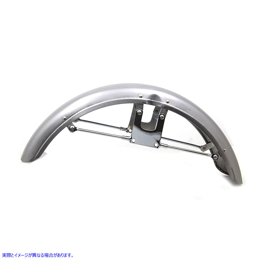 50-0789 フロントフェンダー ロースチール 取寄せ Vツイン Front Fender Raw Steel (検索用／59007-84