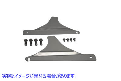 50-0801 シーシーバー サイドプレート クローム 取寄せ Vツイン Sissy Bar Side Plates Chrome (検索用／52791-86A