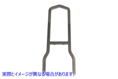 50-0812 高さ16インチのシーシーバーバック 取寄せ Vツイン 16 inch Tall Sissy Bar Back (検索用／52774-82A
