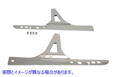 50-0857 シーシーバーサイドプレート 取寄せ Vツイン Sissy Bar Side Plates (検索用／53020-06A