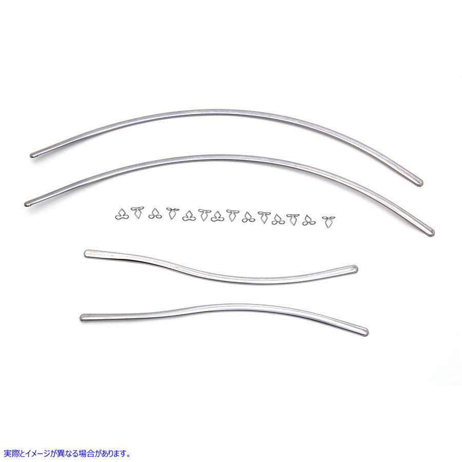 50-0913 リアフェンダートリムセット 取寄せ Vツイン Rear Fender Trim Kit (検索用／59882-39