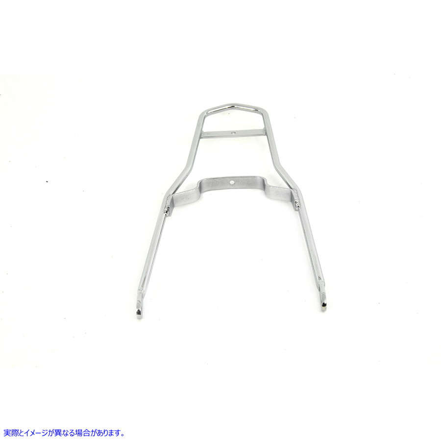 50-0937 24 インチ ラウンド シーシーバー フラット フェンダー スタイル クローム 取寄せ Vツイン 24 inch Round Sissy Bar Fla