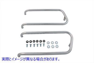 50-0959 クローム サドルバッグ トリム レール キット 取寄せ Vツイン Chrome Saddlebag Trim Rail Kit (検索用／53662-87