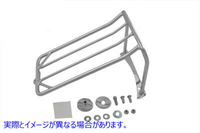 50-0990 ワイアット ガトリング クローム コンター 荷物ラック 取寄せ Vツイン Wyatt Gatling Chrome Contour Luggage Rack (検