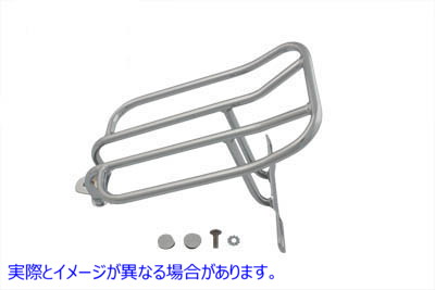 50-1019 ワイアット ガトリング クローム 荷物ラック 取寄せ Vツイン Wyatt Gatling Chrome Luggage Rack (検索用／