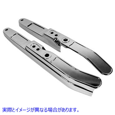 50-1064 レプリカ リアフェンダー ストラット セット クローム 取寄せ Vツイン Replica Rear Fender Strut Set Chrome (検索用／