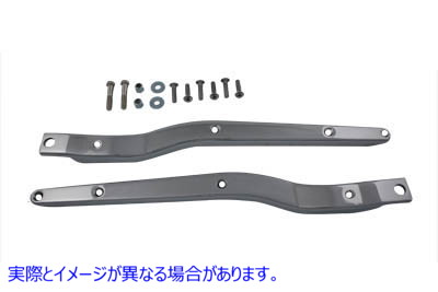 50-1072 FLH リアフェンダー ストラットセット クローム 5穴 取寄せ Vツイン FLH Rear Fender Strut Set Chrome with 5 Holes (
