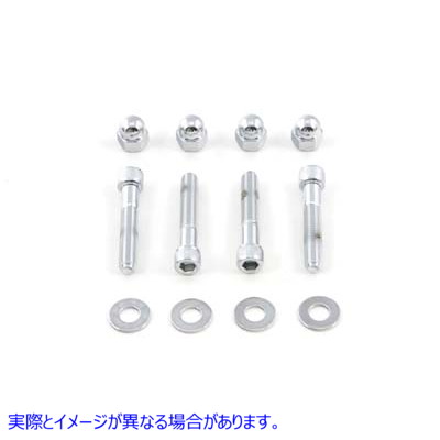 50-1088 フロントフェンダーマウントキット クローム 取寄せ Vツイン Front Fender Mount Kit Chrome (検索用／