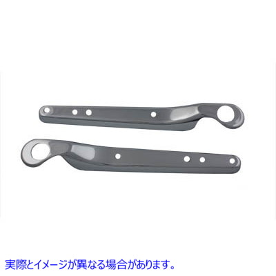 50-1093 リアフェンダー ストラットカバーセット クローム 取寄せ Vツイン Rear Fender Strut Cover Set Chrome (検索用／59896-
