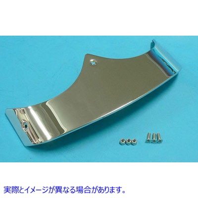50-1119 滑らかなリアフェンダーのクロームチップ 取寄せ Vツイン Smooth Rear Fender Chrome Tip (検索用／59285-89