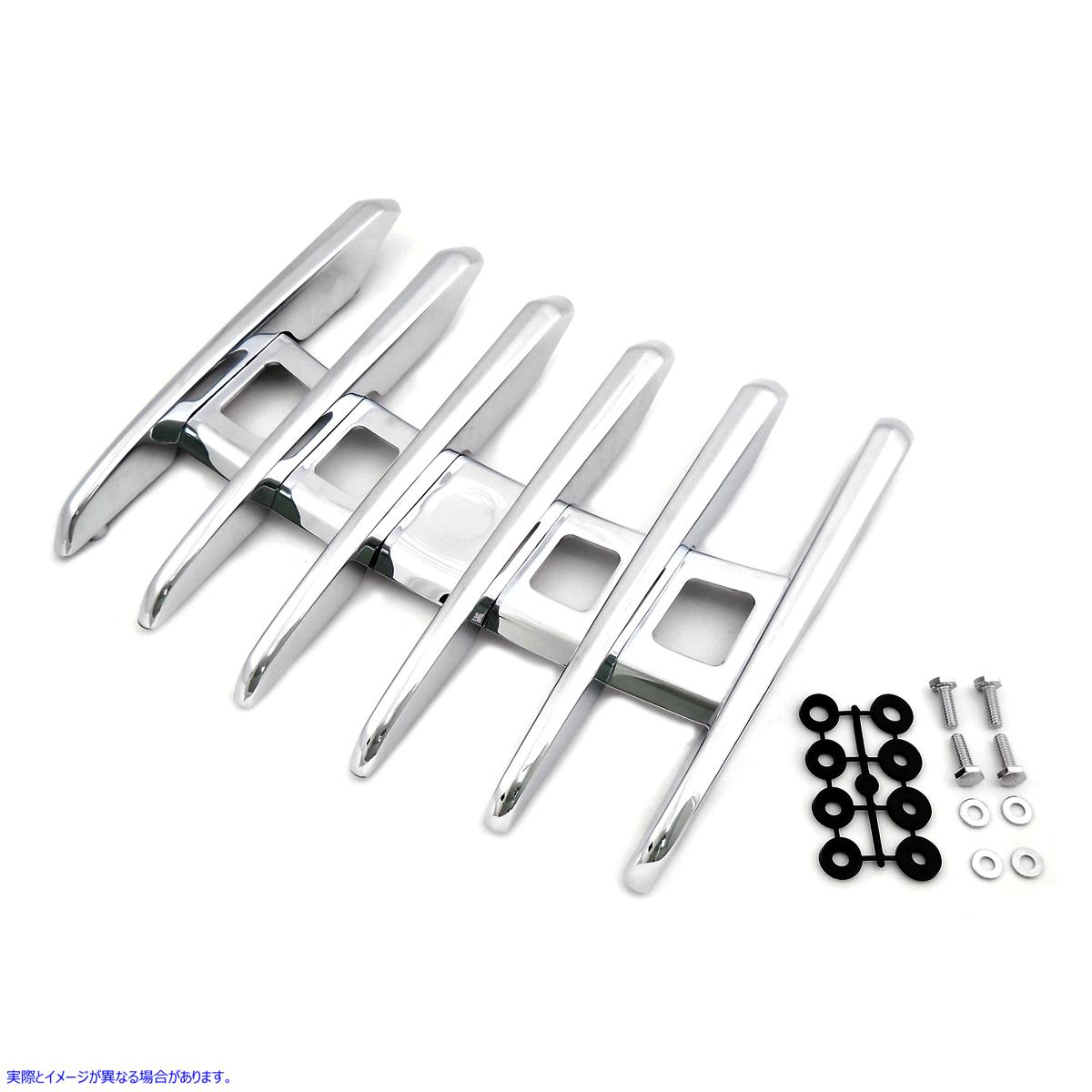 50-1185 クローム ステルス ラゲッジ ラック 取寄せ Vツイン Chrome Stealth Luggage Rack (検索用／53000242