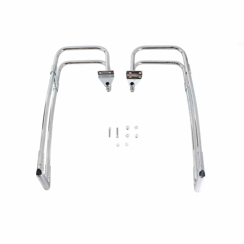 50-1206 サドルバッグガードキット クローム 取寄せ Vツイン Saddlebag Guard Kit Chrome (検索用／90200561