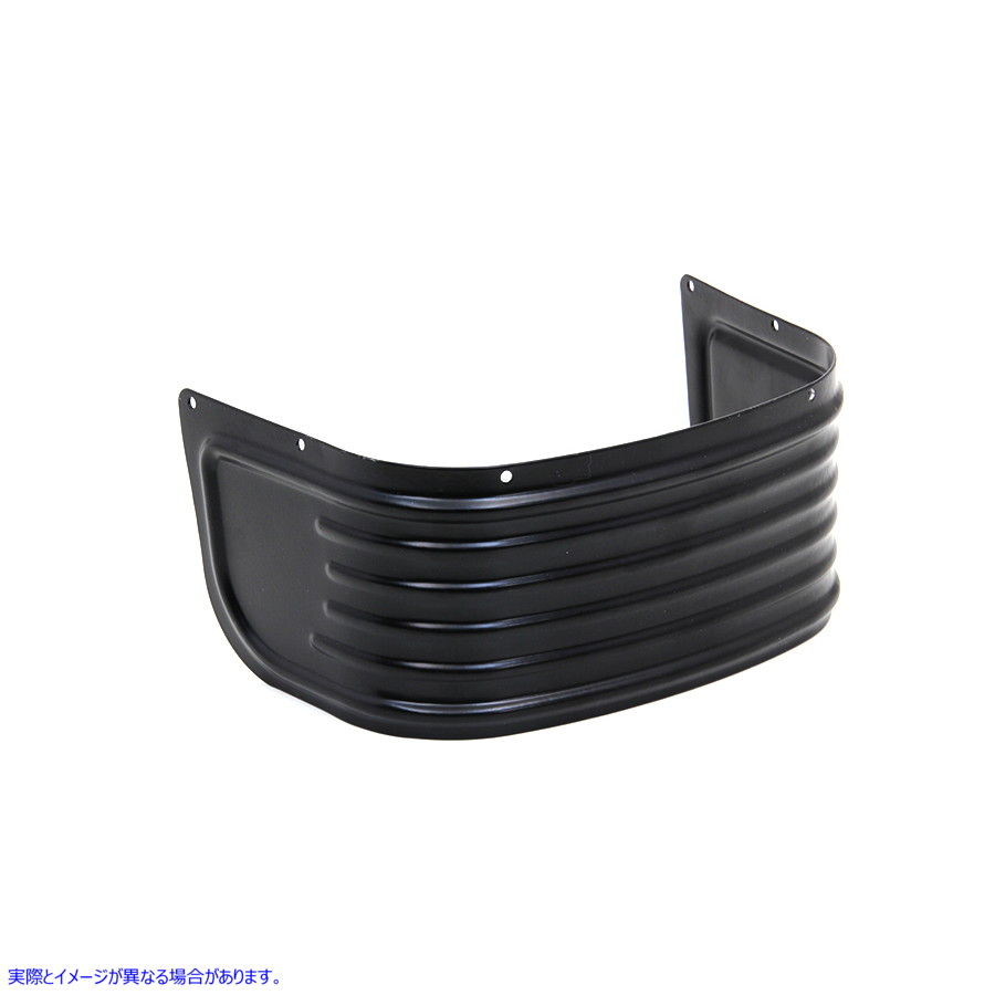 50-1221 グロスブラックフロントフェンダースカート 取寄せ Vツイン Gloss Black Front Fender Skirt (検索用／61400311