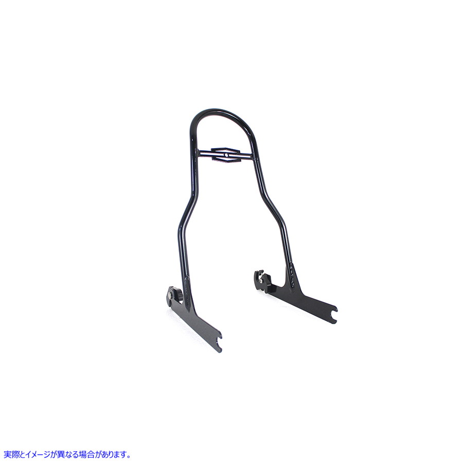 50-1238 ワンピース シーシーバー ブラック 取寄せ Vツイン One Piece Sissy Bar Black (検索用／