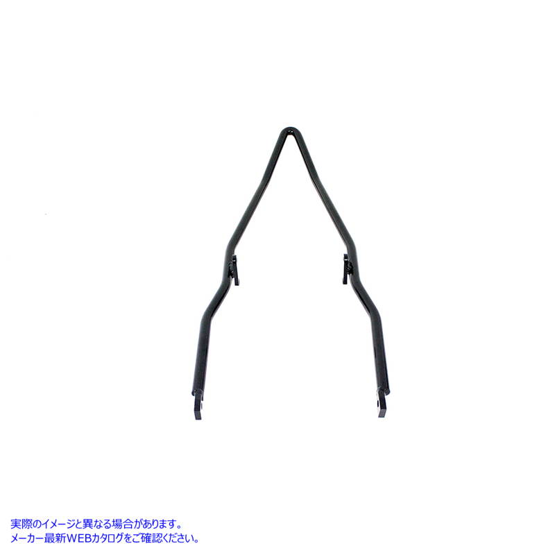 50-1357 25インチ ラウンド シーシーバー トップ ブラック 取寄せ Vツイン 25 inch Round Sissy Bar Top Black (検索用／