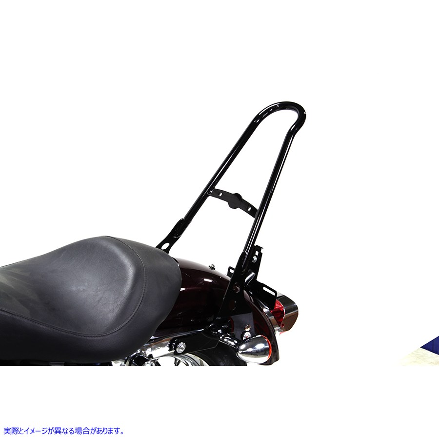 50-1511 ワンピース シーシーバー ブラック 取寄せ Vツイン One Piece Sissy Bar Black (検索用／51146-10A
