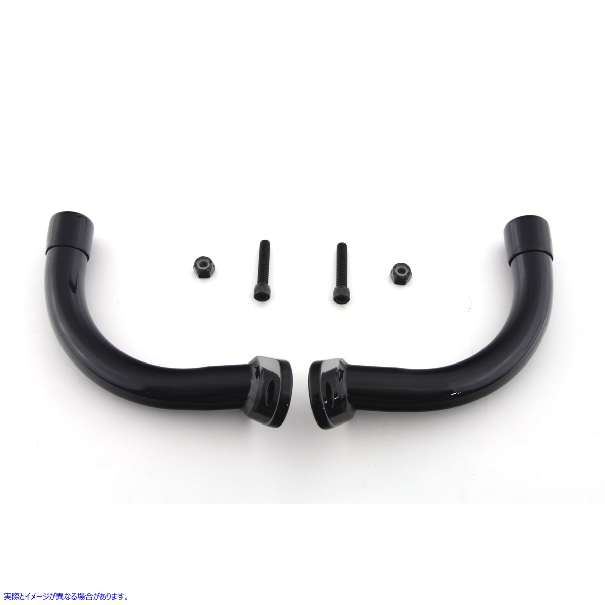 50-1518 ブラックサドルバッグガードエリミネーターブラケット 取寄せ Vツイン Black Saddlebag Guard Eliminator Brackets (検