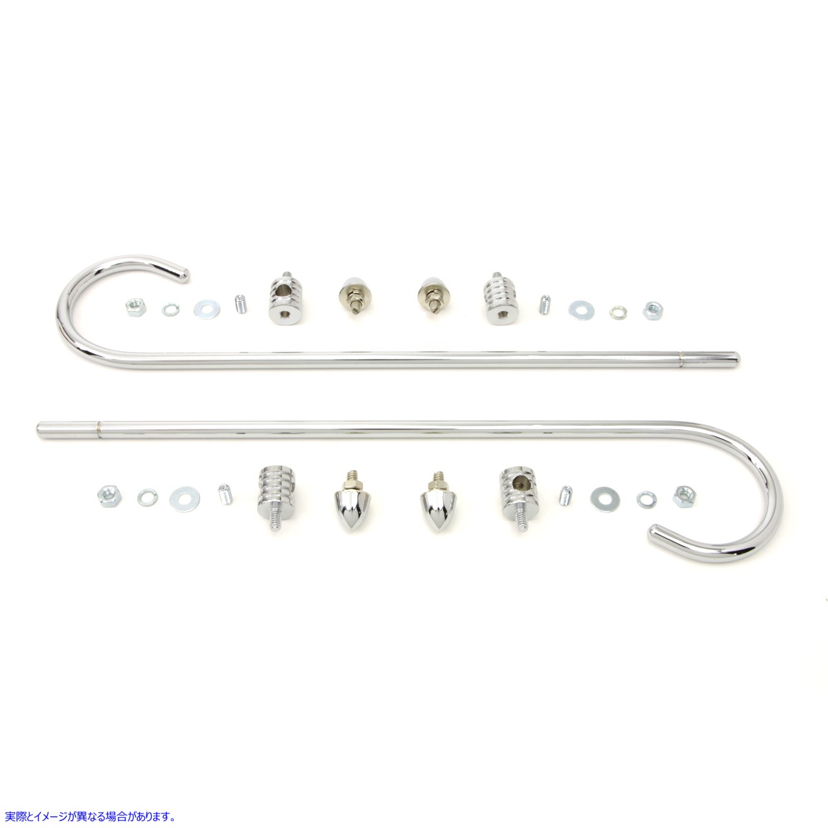 50-1533 クロームフロントフェンダートリムレールキット 取寄せ Vツイン Chrome Front Fender Trim Rail Kit (検索用／59275-50