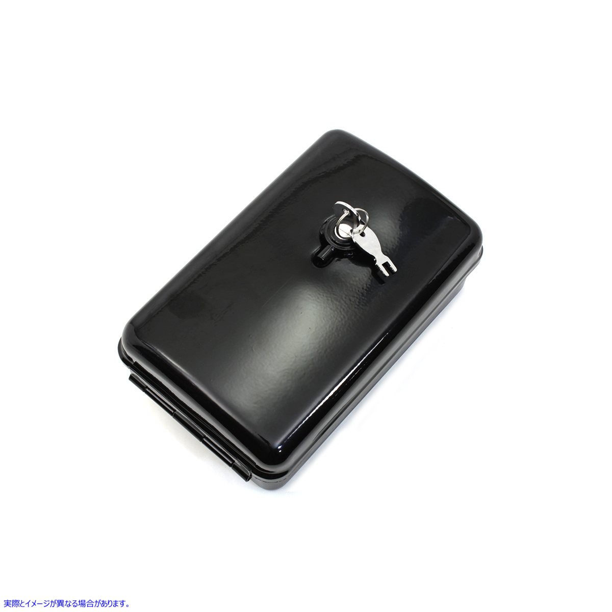 50-1535 長方形の黒いツールボックス 取寄せ Vツイン Rectangular Black Tool Box (検索用／