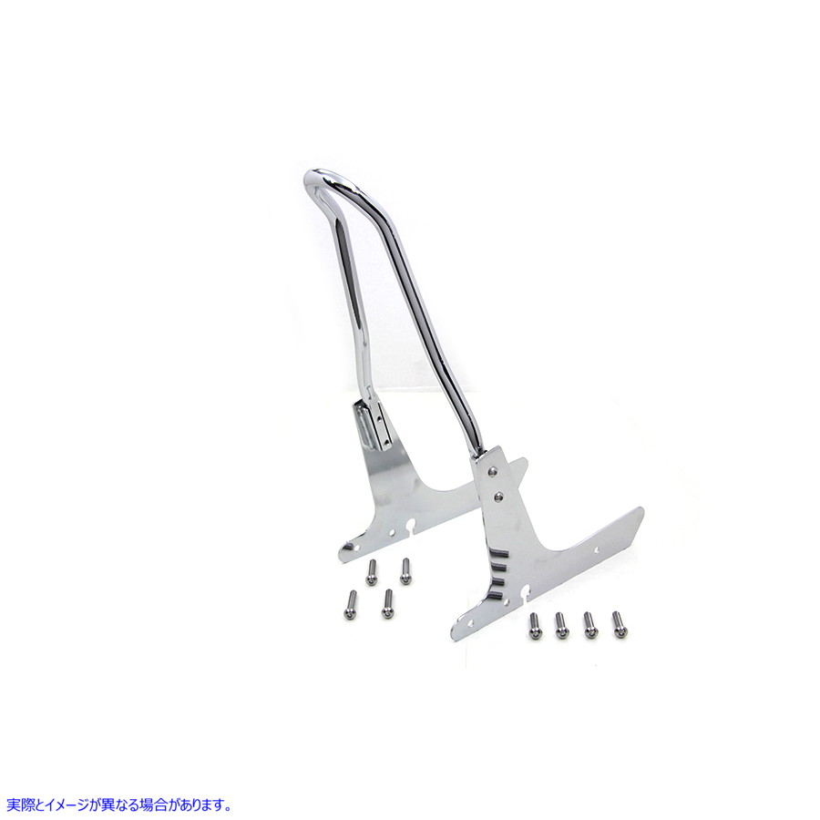 50-1542 16インチ シーシーバーキット クローム 取寄せ Vツイン 16 inch Sissy Bar Kit Chrome (検索用／