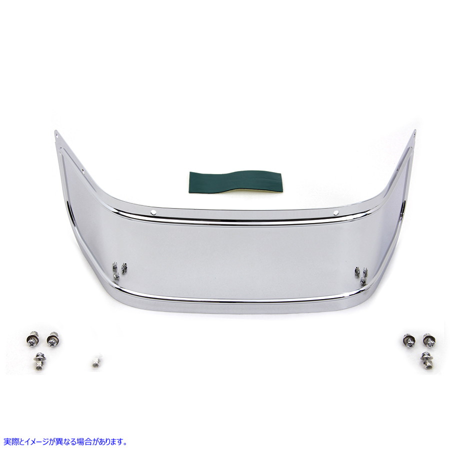 50-1545 クロームフロントフェンダーチップ 取寄せ Vツイン Chrome Front Fender Tip (検索用／61400057