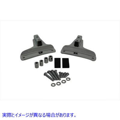 50-1557 シーシーバーサイドプレート 取寄せ Vツイン Sissy Bar Side Plates (検索用／