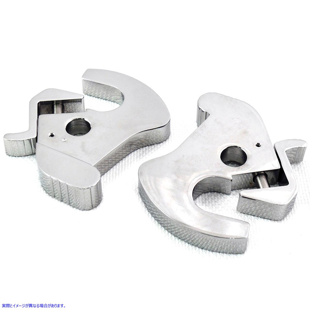 50-1558 クロームロータリーラッチキット 取寄せ Vツイン Chrome Rotary Latch Kit (検索用／12600036