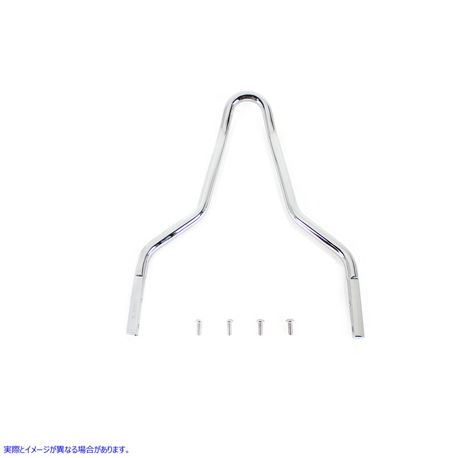 50-1575 11インチ ラウンド シーシーバー トップ クローム 取寄せ Vツイン 11 inch Round Sissy Bar Top Chrome (検索用／